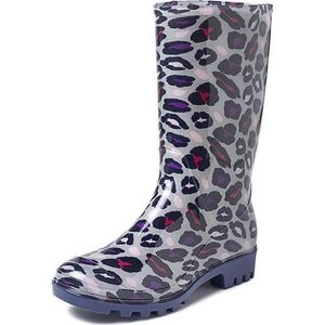 Gevavi Boots | Romy kinder- en dameslaars PVC | Maat 28 | Grijs Panter