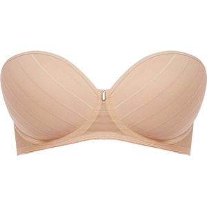 Freya - Cameo - Strapless Beha - Sand - Mesh Ontwerp
