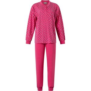 Lunatex dames pyjama - maat XL - Porto Tulp - fuchsia