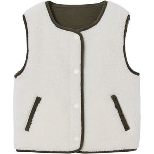 Omkeerbaar Vest - Ecru - Kindercapsule - Mouwloos - 2 in 1