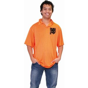 Poloshirt Oranje - Voetbal (maat M)