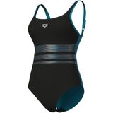 Arena - W Swimsuit Rosa Wing Back C Cup - Badpak - Blue - MaxLife Eco-materiaal, UV 50+ bescherming