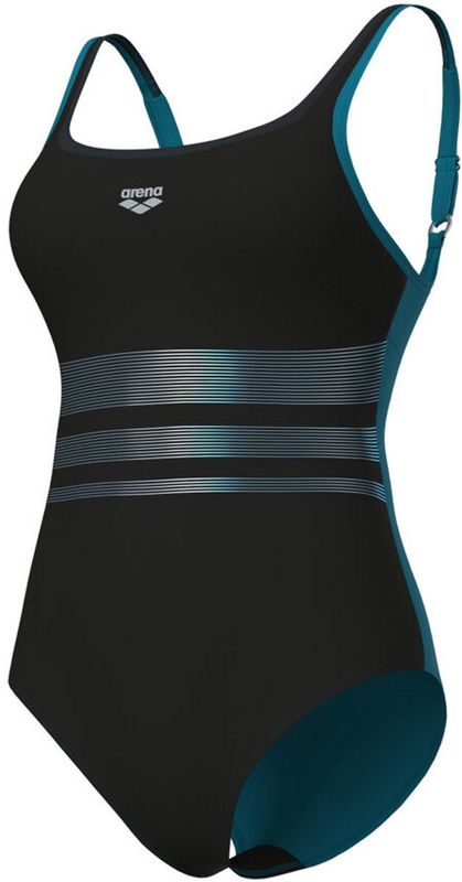 Arena - W Swimsuit Rosa Wing Back C Cup - Badpak - Blue - MaxLife Eco-materiaal, UV 50+ bescherming