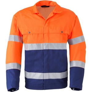 Havep 5105 Jack/Blouson Marine/Fluo Oranje maat 56