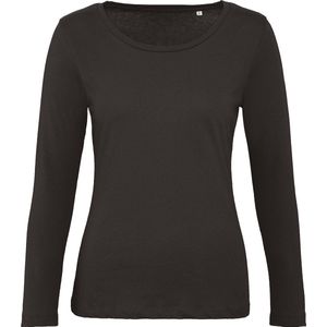 B&C Ladies' organic Inspire long-sleeve T-shirt CGTW071 - Black - L