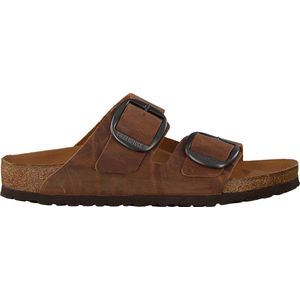 Birkenstock Heren Slippers Arizona Big Buckle Men - Bruin - Maat 41