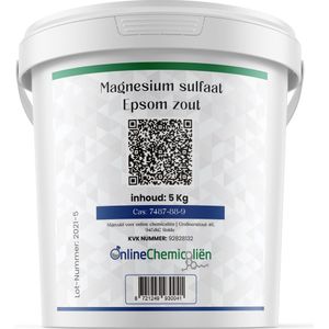 Epsom Zout - Bitter Zout - 5kg - Foodgrade