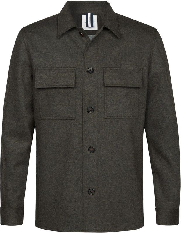 Profuomo - Overshirt PPWF30002C - Bruin - Jacks