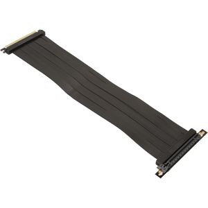 PCIe 4.0 X16 GPU-riserkabel - 90 Graden Vrouwelijke Hoek - 400mm - EMI Afgeschermd - Snelle Flexibele GPU-verlengkabel - Compatibel met RTX4090 RX6950XT