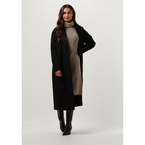 Notre-V Wool Coat Long Jassen Dames - Winterjas - Zwart - Maat L
