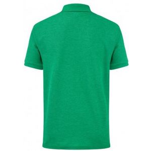 Fruit of the Loom Kinderen /Kinder Poly/ Katoen Piqué-Poloshirt Voor Kinderen. (Heather Groen)
