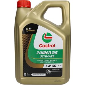 Castrol - Power RS Racing 4T - Motorolie - 5W-40 - Fles à 4 liter