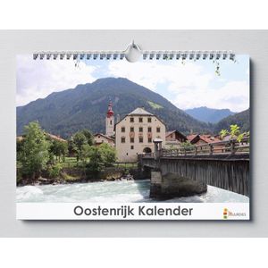 Oostenrijk verjaardagskalender 35x24cm | Wandkalender | Kalender | Verjaardagskalender Volwassenen