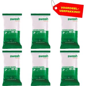6x Swash Washandjes Parfumvrij 5-pack - Voordeelverpakking!