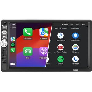 Denago DNG-3061 - Dubbel DIN Autoradio - 7 Inch - Touchscreen - Bluetooth & USB