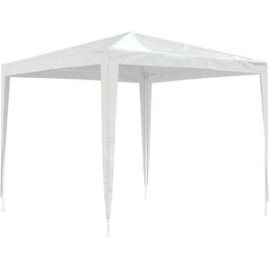 vidaXL Partytent 2,5x2,5 m wit - Partytent - Partytenten - Feesttent - Feesttenten