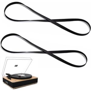 Reserveriemen voor platenspelers - 20 cm lengte - Hoogwaardig rubber - Optimale aandrijfprestaties - Geschikt voor vele modellen