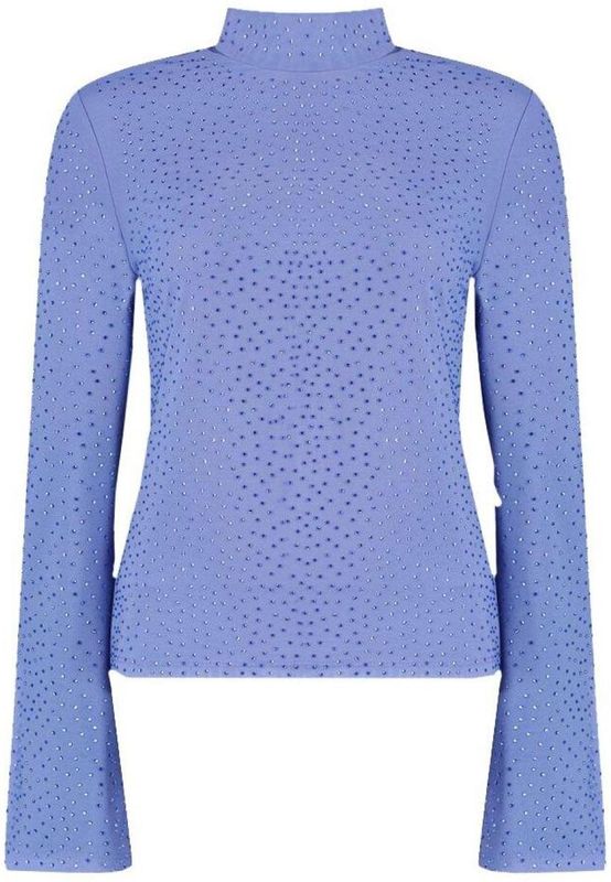 Harper & Yve - T-shirt Jaley Ls Dw25p511 - Icy Blue - Dames