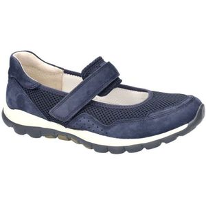 Gabor - Rollingsoft - Sneakers - Donkerblauw - Nubuckleder/Nylon - Ergonomisch