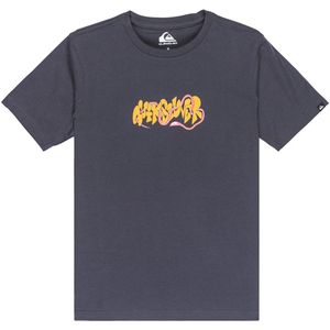 Quiksilver - T-shirt Evo Bloomsday - India ink - Korte Mouwen - 100% Katoen