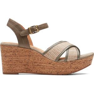 -Zalando - Dames - Elleri Plum - D - 5 - olive leather - maat 6