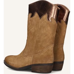 Omoda Charli Laarzen - Suède - Meisjes - Cognac - Maat 36