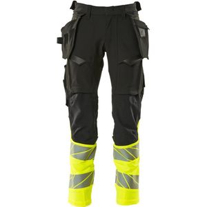 Mascot Accelerate Safe Broek met spijkerzakken 19131-711 - Zwart/hi-vis geel