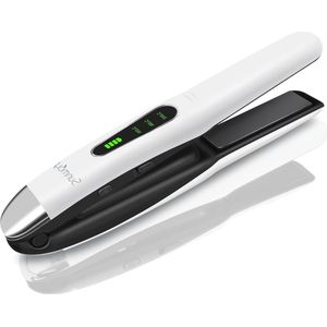 Mini-stijltang draadloos 2-in-1 stijltang en krultang - USB-oplaadbare batterij - reisstijltang voor onderweg - 3 standen temperatuur - 5000 mAh batterij