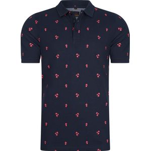 Mario Russo Mario Russo Polo Palm Tree navy