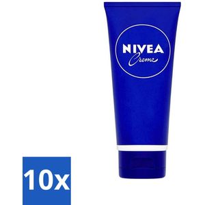 NIVEA - Crème - Tube - Verzorgend - Natuurlijke oliën - 100 ml - Bulkverpakking - 10 stuks