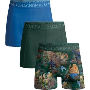 Muchachomalo Heren Boxershorts - 3 Pack - Maat S - 95% Katoen - Mannen Onderbroeken