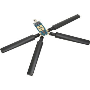 Allecto - 5G Dongle Uitbreidingskaart - USB3.1 naar M.2 Sleutel B-kaart - Aluminiumlegering