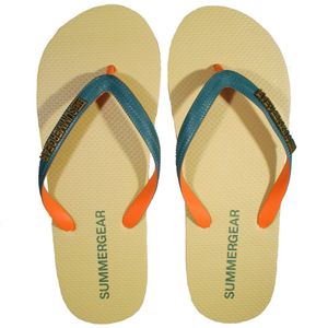 SummerGear Slippers - Zand - Groen - Oranje