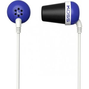 Koss PLUG Hoofdtelefoons In-ear 3,5mm-connector Blauw