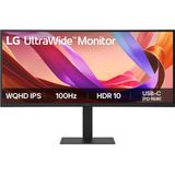 LG 34U650A-B - UltraWide Monitor - 34 inch - WQHD IPS - USB-C 96W - RJ-45 - 100Hz