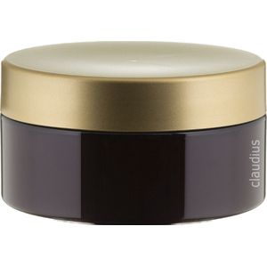 Bodycreme pakking Sweet Orange & Cederwood 250 gram - Amber Bruin pot met Luxe gouden deksel