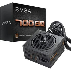POWER SUPPLY EVGA 700 BQ - 80+ Bronze - 700Watt - Semi Modular - PC Voeding - Computer - Zelf PC Bouwen - Interne Voeding