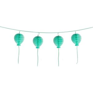 Amscan Slinger Honingraatballonnen 180 Cm Papier Turquoise