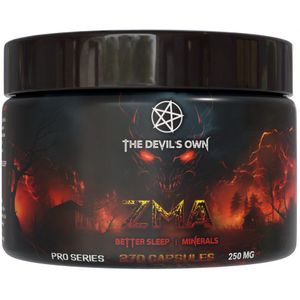 The Devils Own | ZMA 250mg | 270 tabletten 135 servings | met Magnesium Citrate | Zinc Lactate | Supplement | Nutriworld
