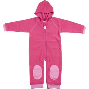 Ducksday fleecesuit meisjes - fuchsia/pink - 80/86