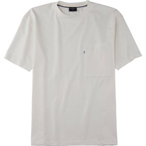 OLYMP Casual modern fit T-shirt - gebroken wit - Maat: M