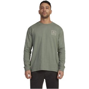 Rvca Va All The Ways T-shirt Met Lange Mouwen Groen XL Man