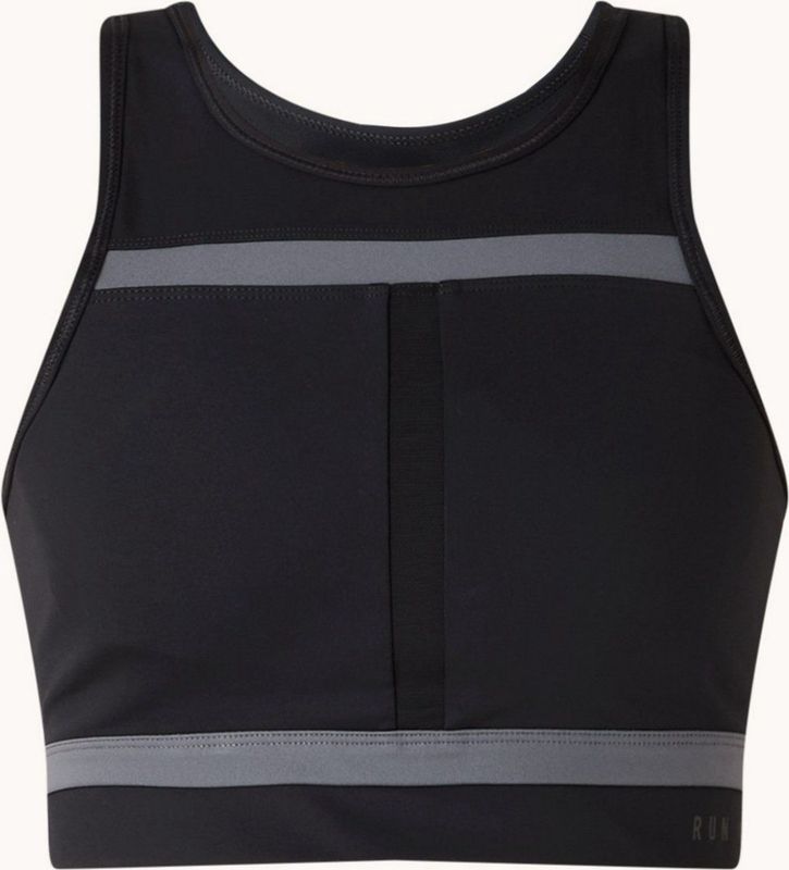 Nike Voorgevormde sport bh met medium support en uitneembare vulling - Zwart - Maat XS