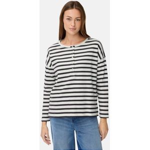 camel active - Longsleeve Shirt - Blauw Gestreept