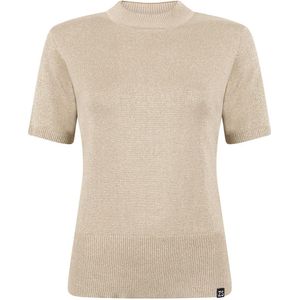 Zoso T-shirt Jewels Knit Wear 245 Gold Dames Maat - M