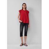 Betsy - Capri Jeans - Slim Fit - Mid-Rise - Met Steekzakken en Zijsplitten