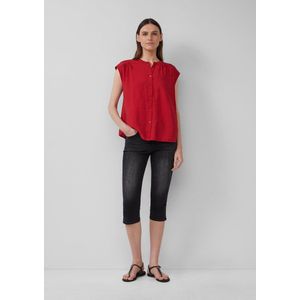 Betsy - Capri Jeans - Slim Fit - Mid-Rise - Met Steekzakken en Zijsplitten