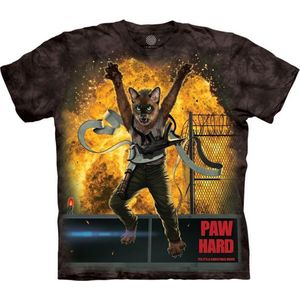 T-shirt Paw Hard Cat S