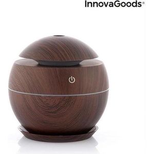 InnovaGoods Mini-Luchtbevochtiger Geurverspreider Dark Walnut