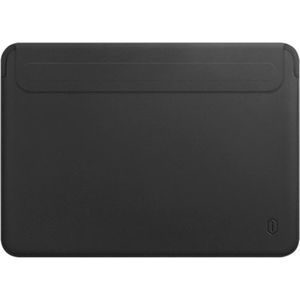 WiWU - Skin Pro Velcro Slim - Laptop Sleeve - Pu Leer - Hoes voor Macbook 13.3 inch - Zwart